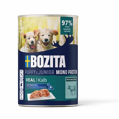 Bozita Valppaté Mono Protein Spannmålsfri 98% 400g KALVKÖTT